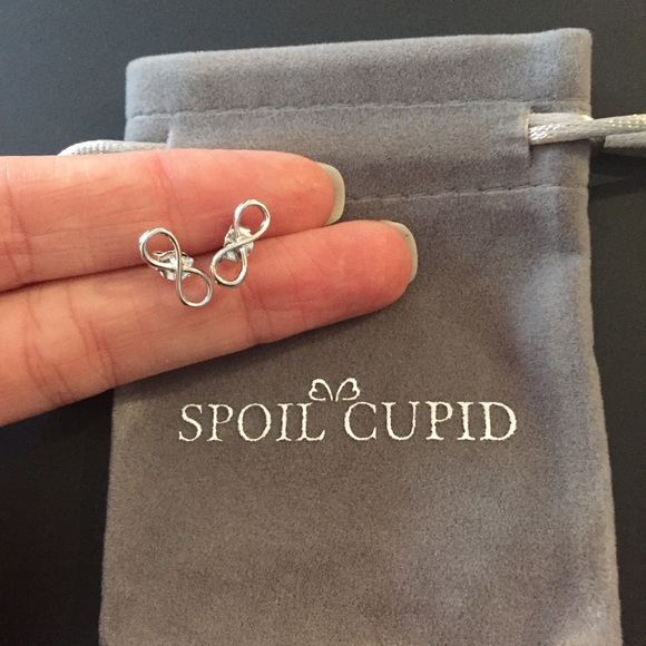 LAST PAIR‼️Sterling Silver Infinity Earrings - Picture 2 of 4